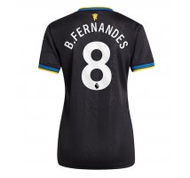 Manchester United Bruno Fernandes #8 Koszulka Trzecia damskie 2025-26 Krótki Rękaw